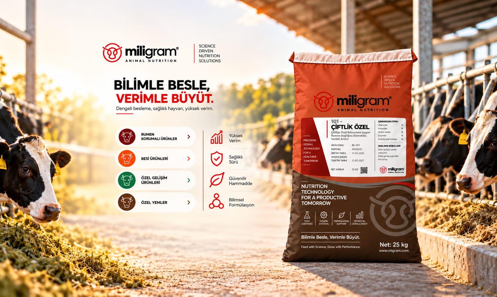 Miligram Animal Nutrition – Bilimle besle, verimle büyüt