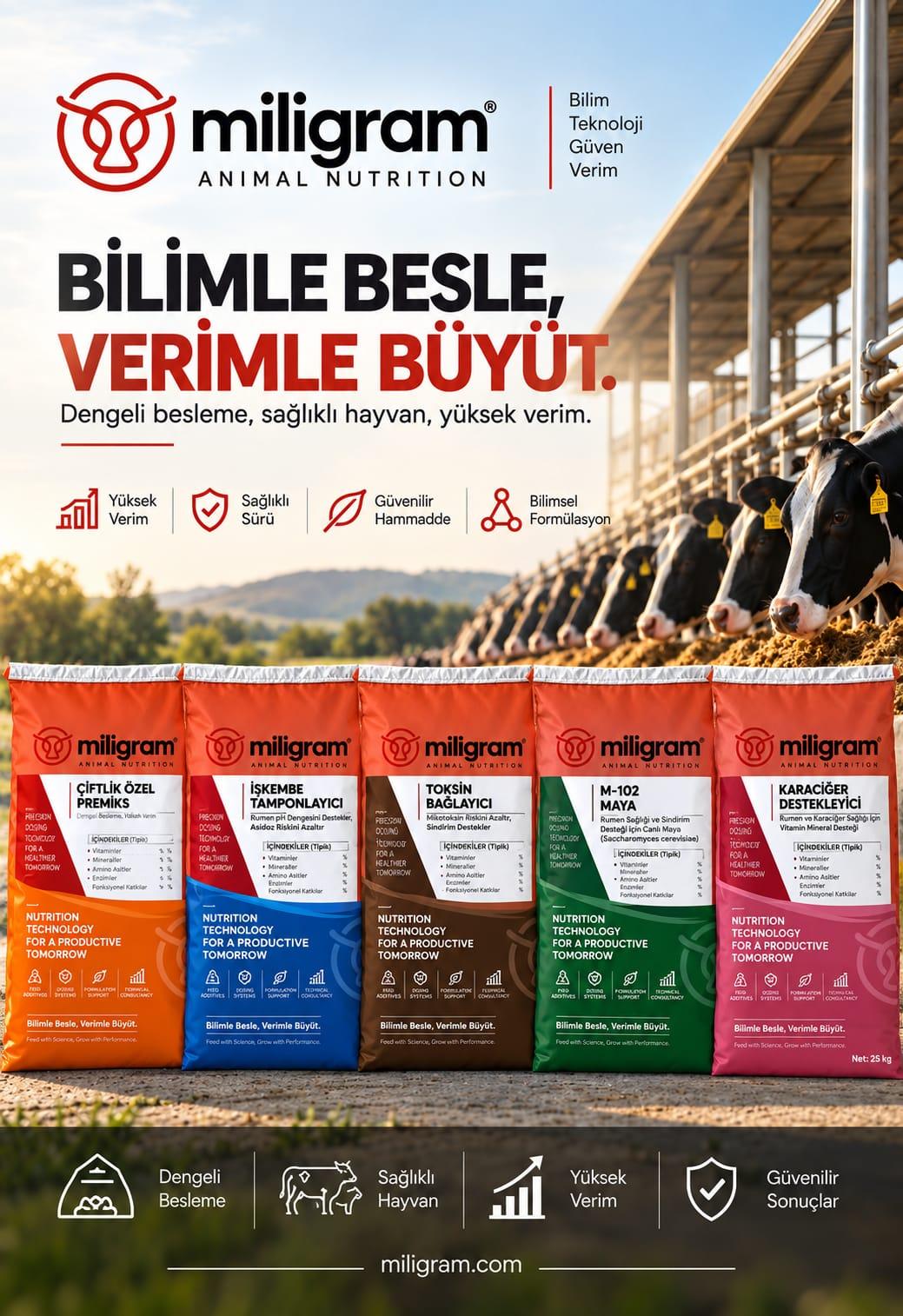 Miligram Animal Nutrition – Bilimle besle, verimle büyüt