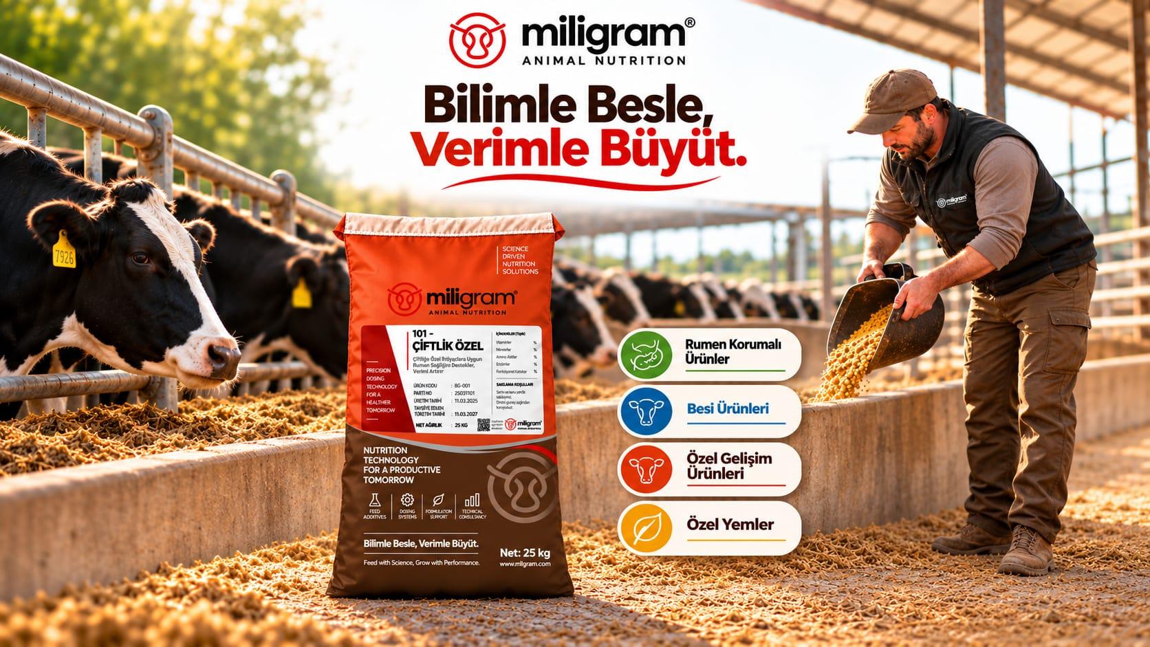 Miligram Animal Nutrition – Bilimle besle, verimle büyüt