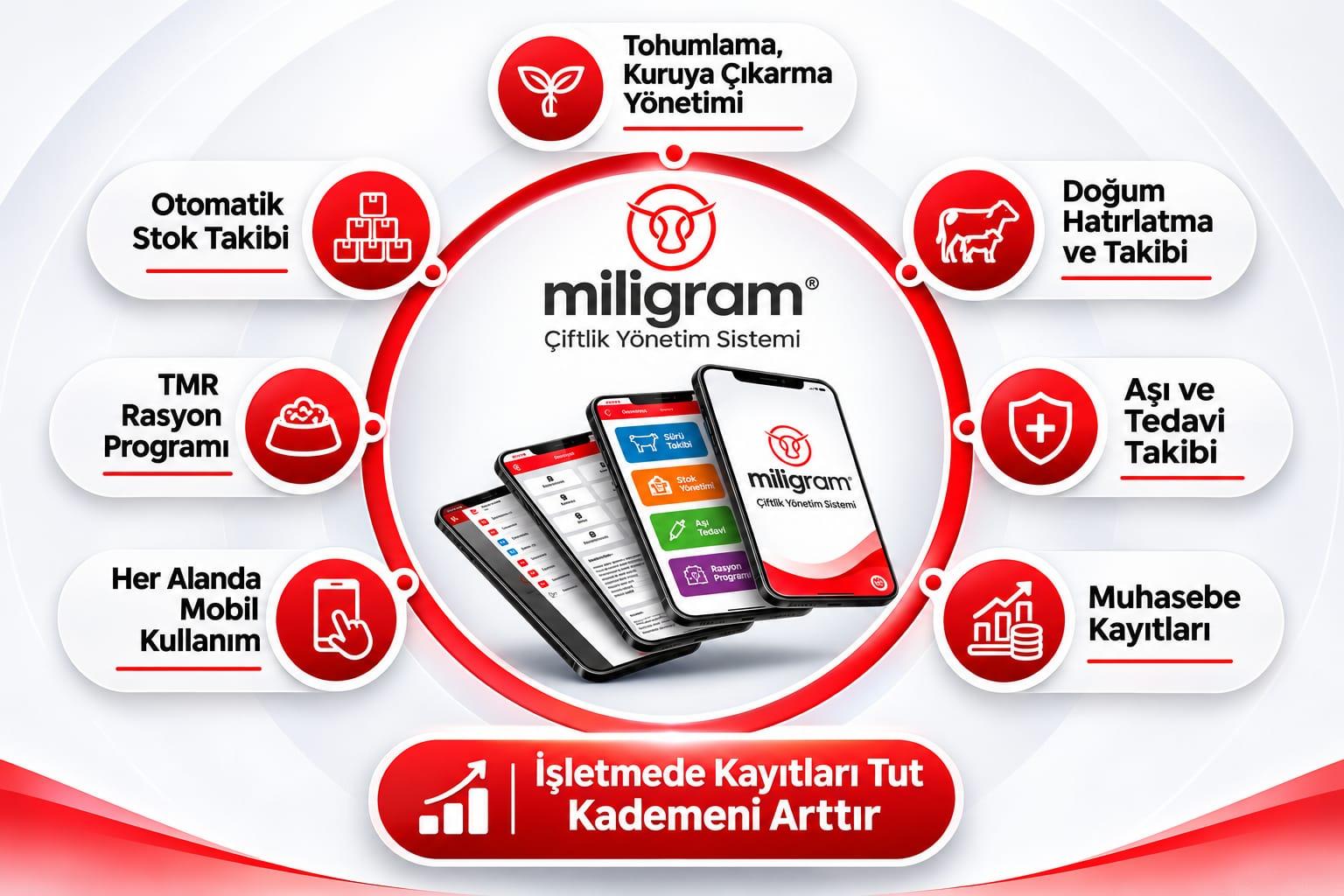 Miligram Sürü Yönetimi ve Kayıt Programı Şeması